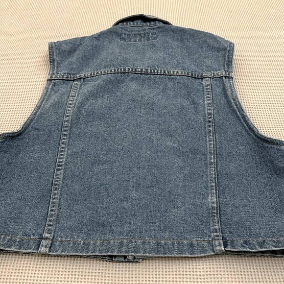 Vintage 90s Denim Vest - Picture 8 of 11